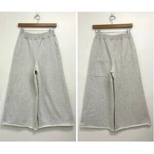 Nap Loungewear Cropped Wide Leg Terry Pull On Sweatpants REPAIRED - Small